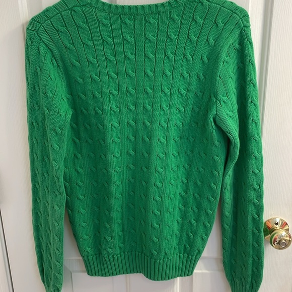 Ralph Lauren Green V-Neck Sweater ☘️ - Picture 13 of 16